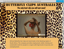 Tablet Screenshot of butterflyclips.com.au